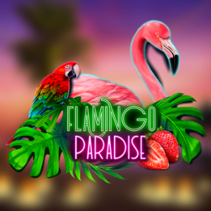 Flamingo Paradise Splash Art